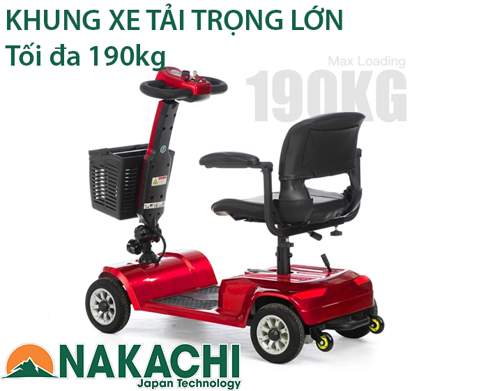 tổng thể xe điện 4 bánh Nakachi NC-X02